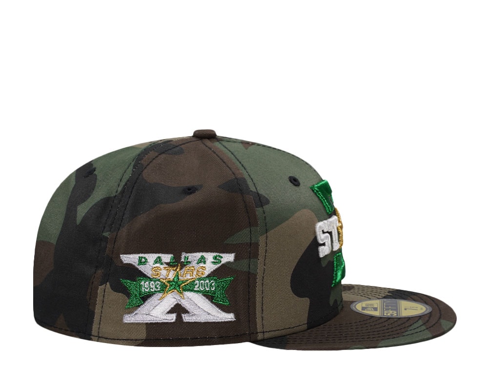 New Era Dallas Stars 10th Anniversary Camo Prime Edition 59Fifty Fitted Cap