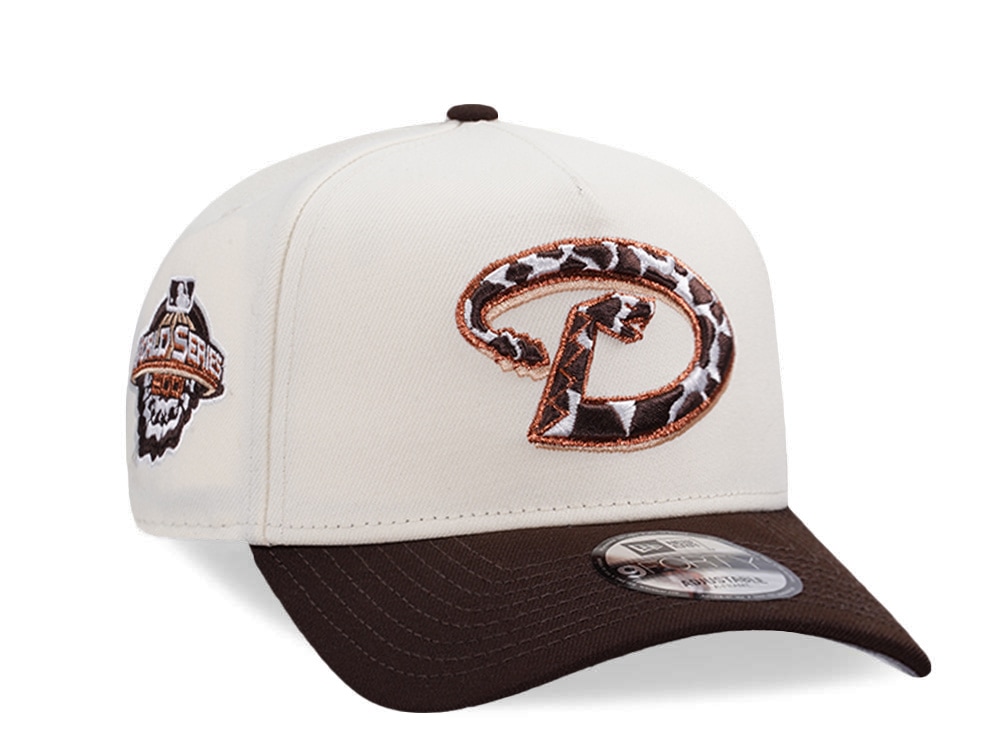New Era Arizona Diamondbacks World Series 2001 Chrome Two Tone Edition 9Forty A Frame Snapback Cap