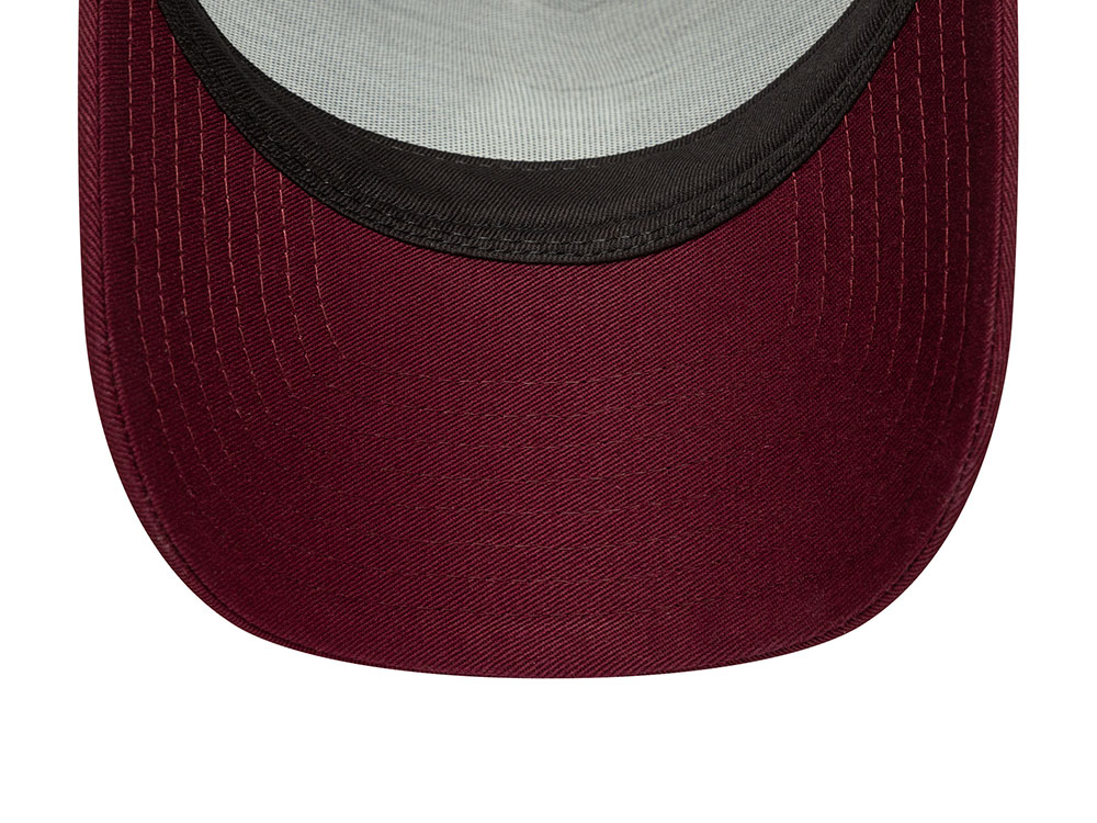 New Era AS Roma Wine Red Edition 9Forty A Frame Trucker Snapback Cap