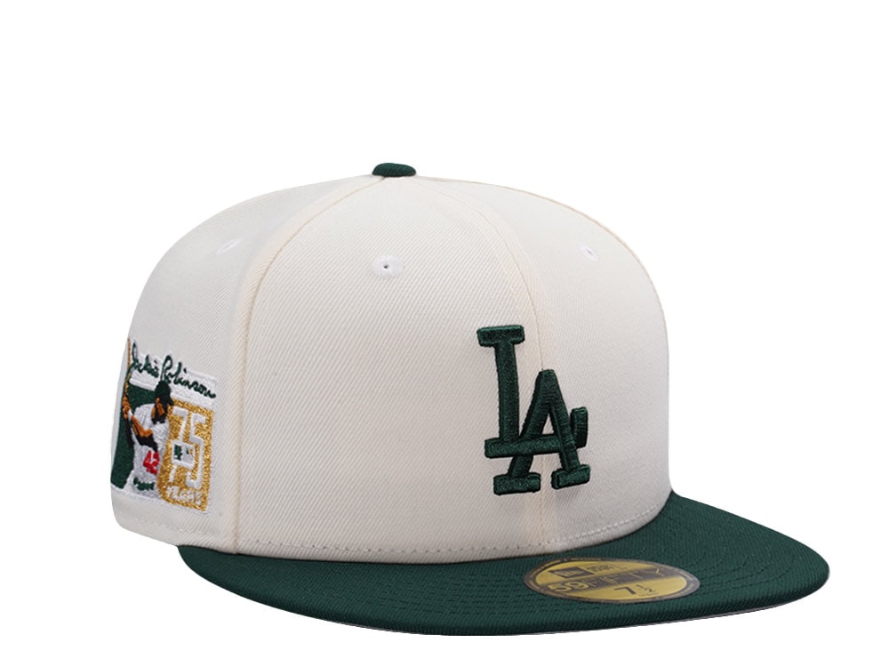 New Era Los Angeles Dodgers Jackie Robinson Chrome Two Tone Edition 59Fifty Fitted Cap
