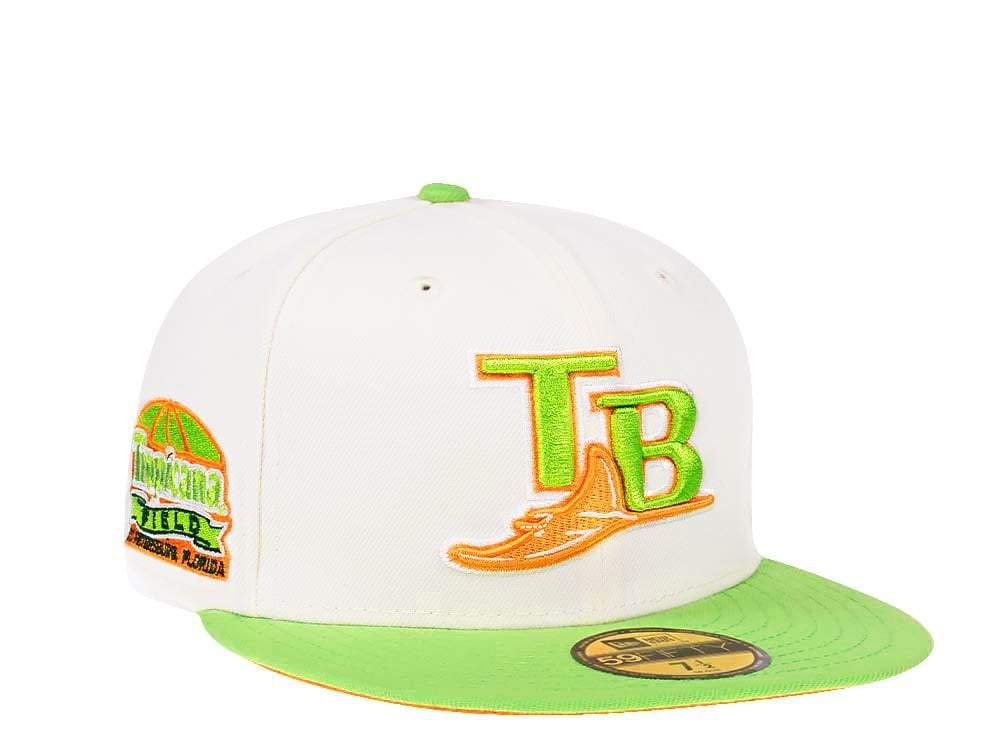 New Era Tampa Bay Rays Tropicana Field Cream Two Tone Prime Edition 59Fifty Fitted Cap