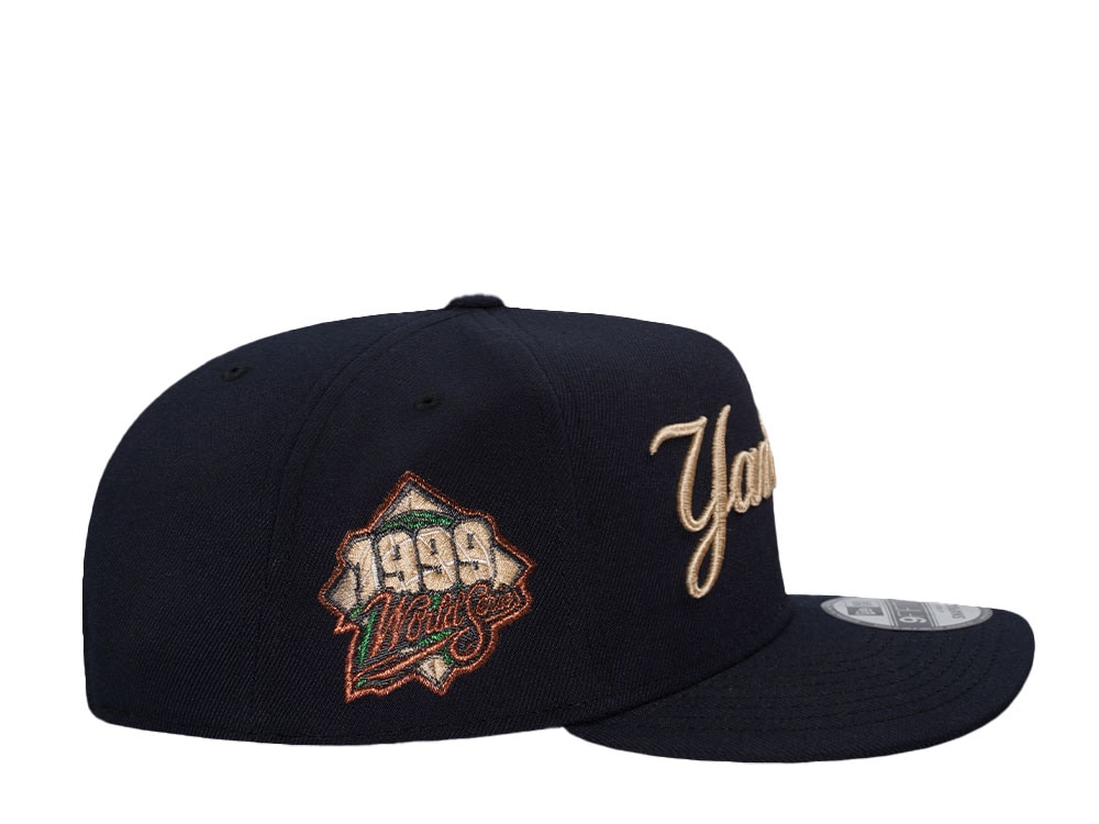 New Era New York Yankees World Series 1999 Gold Copper A Frame 9Fifty Snapback Cap