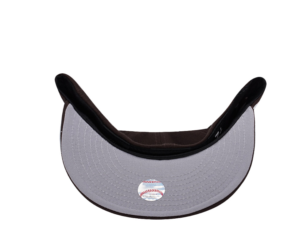New Era Los Angeles Dodgers Back to Back Champions Burnt Wood Prime Edition 59Fifty Fitted Cap