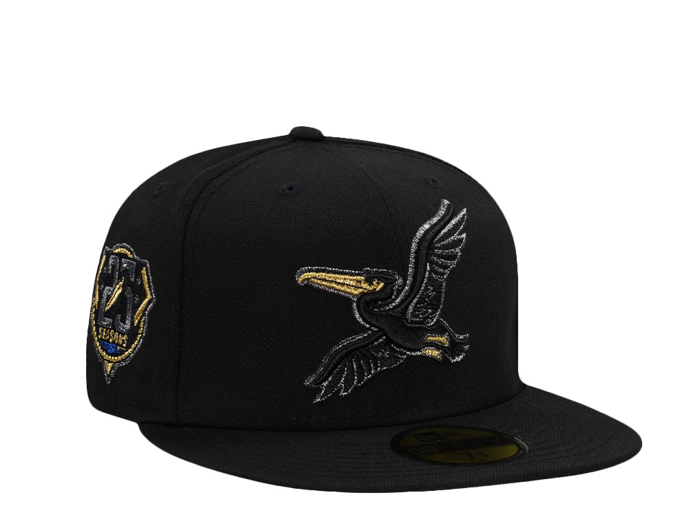 New Era Myrtle Beach Pelicans 25 Seasons Metallic Prime Edition 59Fifty Fitted Cap