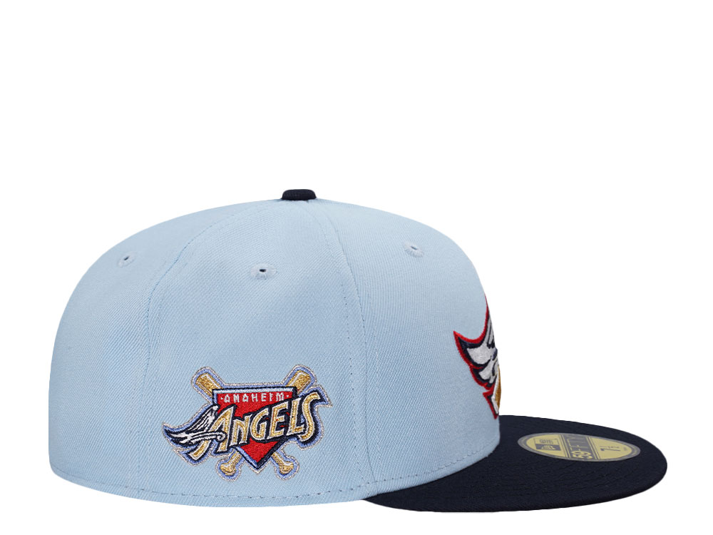 New Era Anaheim Angels Sky Gold Two Tone Edition 59Fifty Fitted Cap