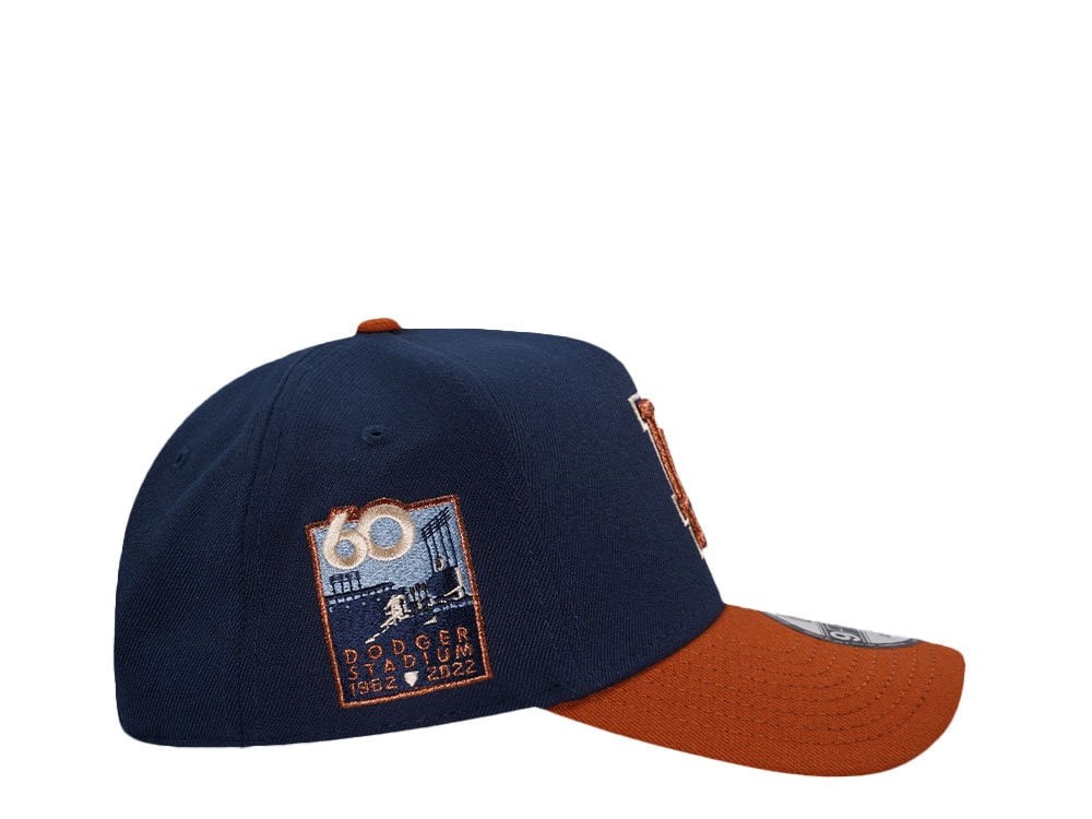 New Era Los Angeles Dodgers 60th Anniversary Copper Two Tone 9Forty A Frame Snapback Cap