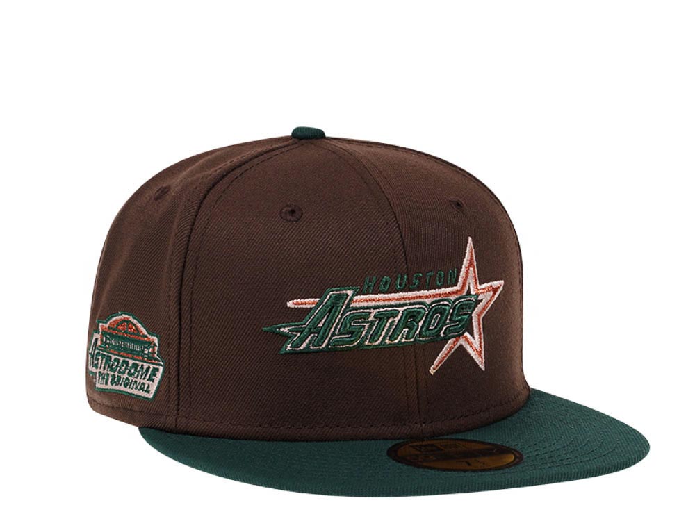 New Era Houston Astros Astrodome Forest Green Prime Edition 59Fifty Fitted Cap