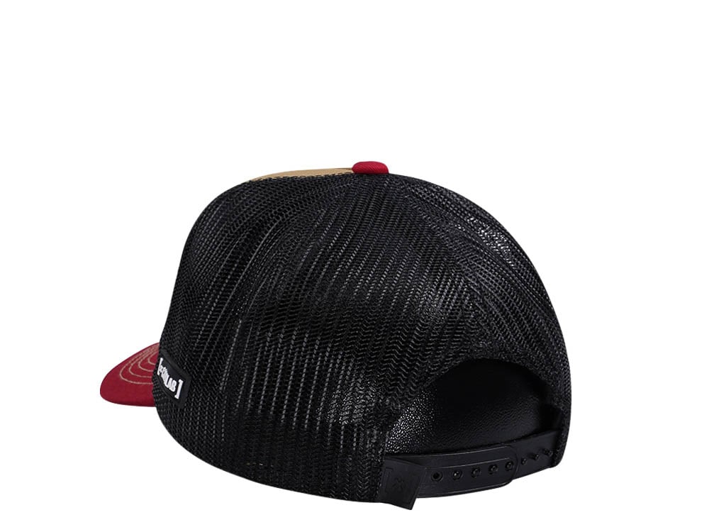 Capslab Looney Tunes Wile E Coyote Orange/Red/Black Trucker Snapback Cap