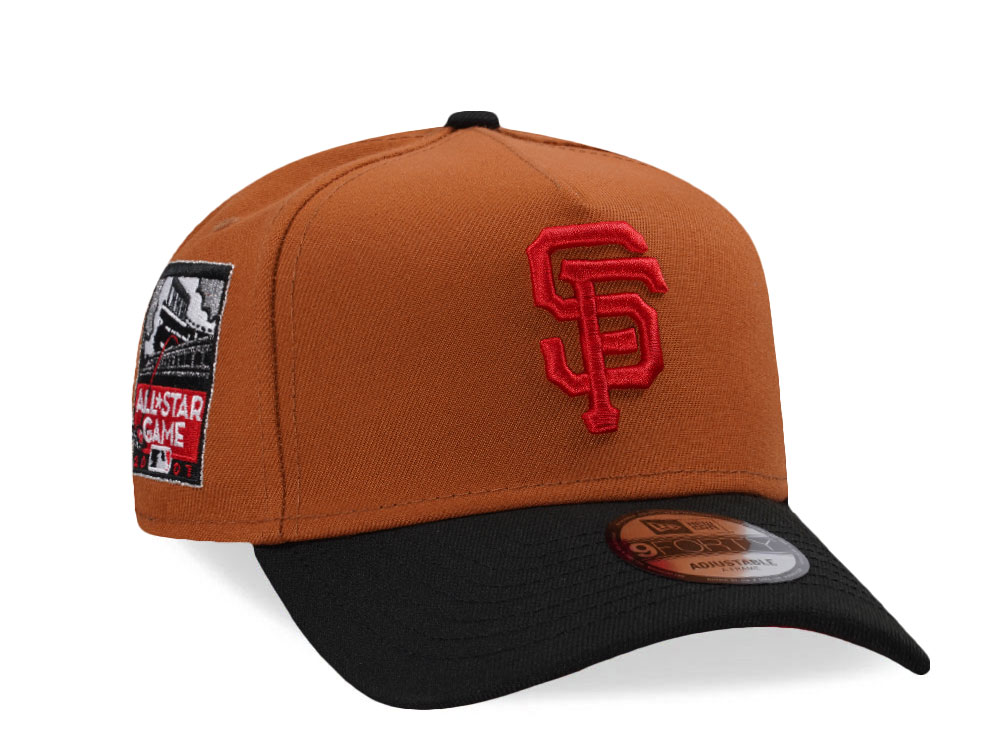 New Era San Francisco Giants All Star Game 2007 Earth Brown Two Tone Edition 9Forty A Frame Snapback Cap