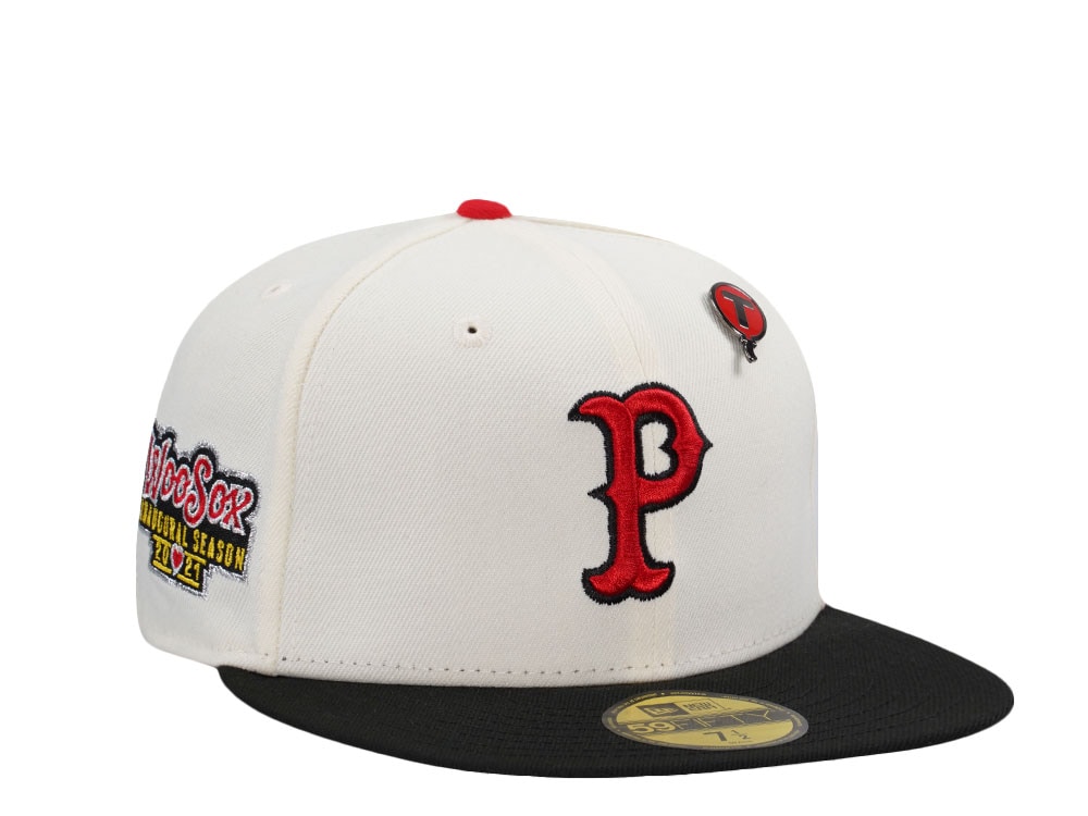 New Era Pawtucket Red Sox Chrome Two Tone Edition 59Fifty Fitted Cap