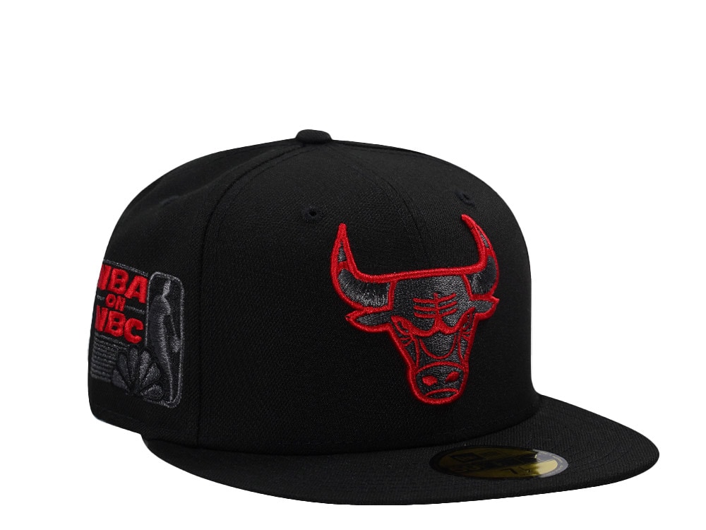 New Era Chicago Bulls NBA on NBC Black Prime Edition 59Fifty Fitted Cap