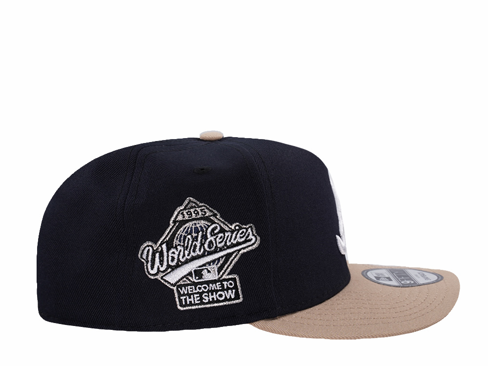 New Era Atlanta Braves World Series 2005 Navy Two Tone Edition 9Fifty A Frame Snapback Cap