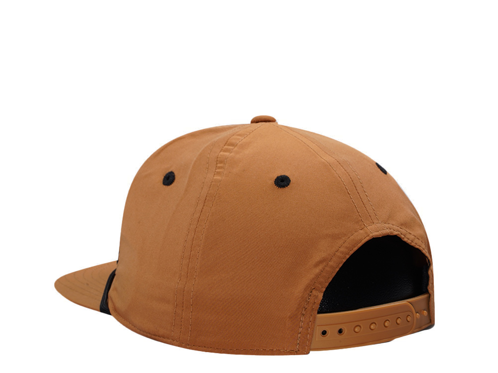John Deere Vintage Raised Brown Snapback Cap