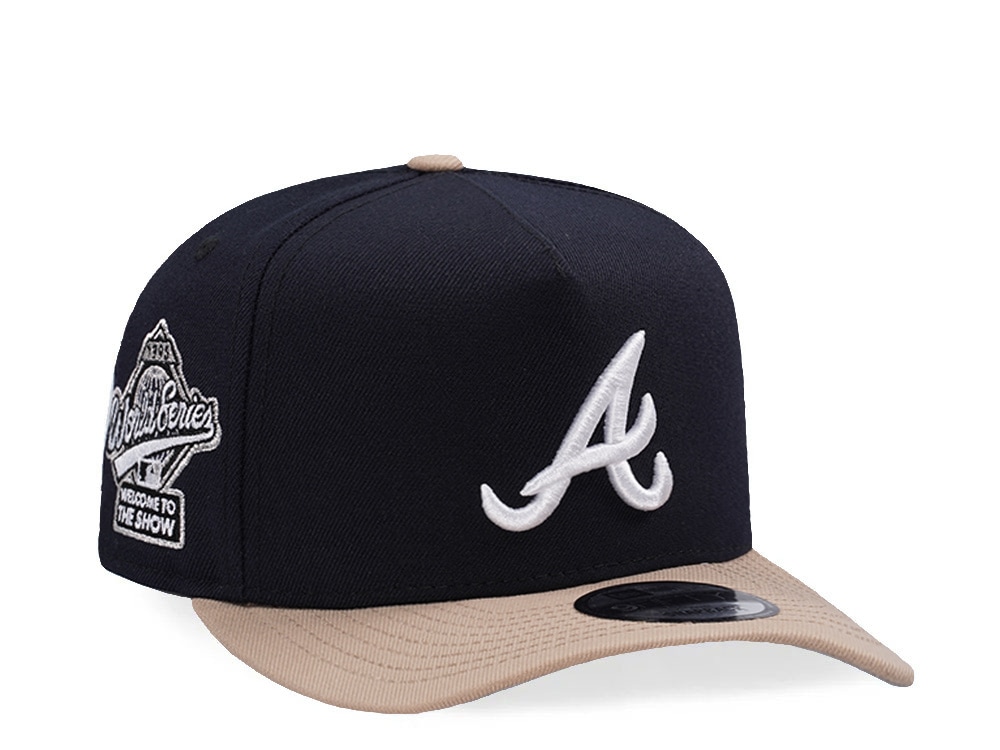 New Era Atlanta Braves World Series 2005 Navy Two Tone Edition 9Fifty A Frame Snapback Cap