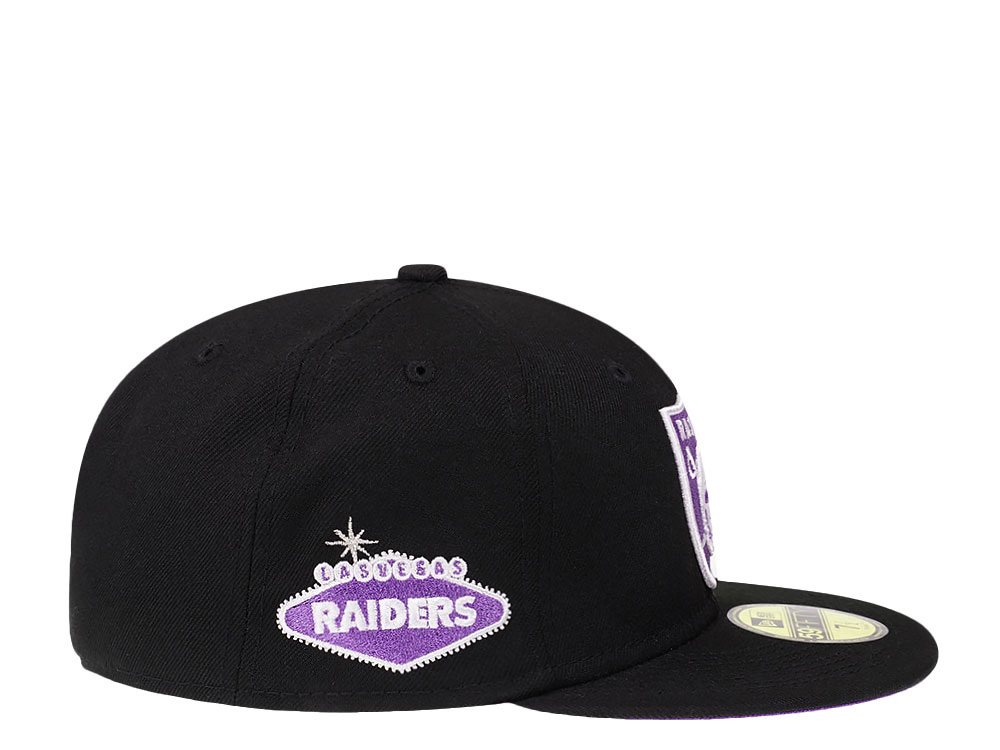 New Era Las Vegas Raiders Black Purple Edition 59Fifty Fitted Cap