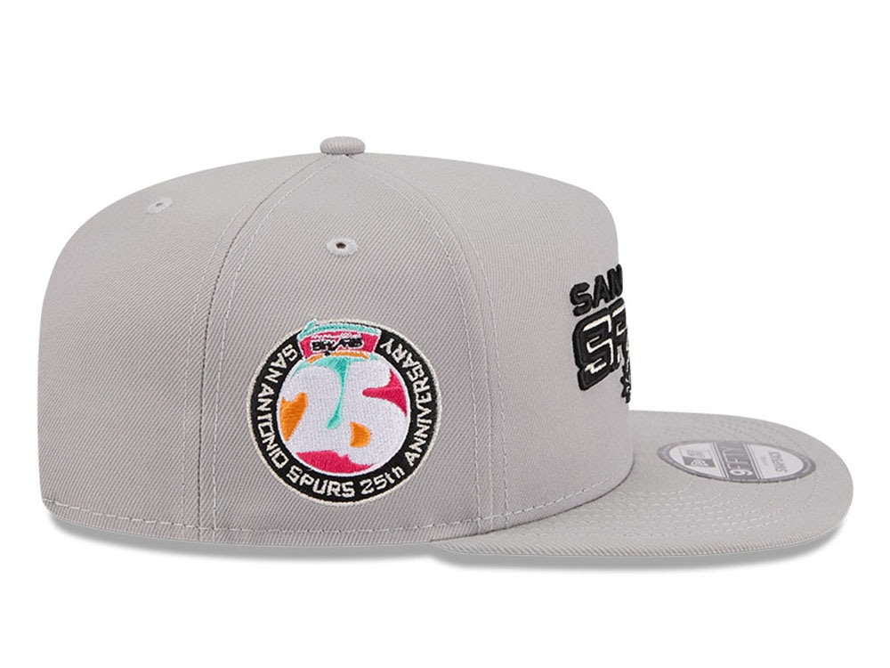 New Era San Antonio Spurs 25th Anniversary HWC Edition 9Fifty A Frame Snapback Cap