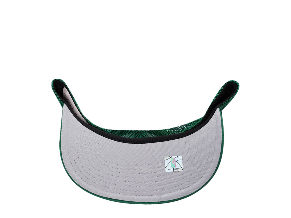 Mitchell & Ness Boston Celtics Green Trucker Adjustable Fit Snapback Cap