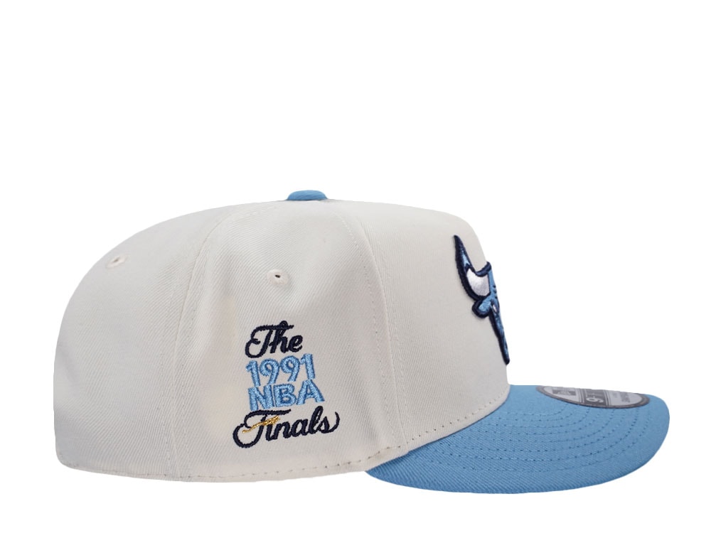 New Era Chicago Bulls NBA Finals 1991 Chrome Two Tone Edition 9Fifty A Frame Snapback Cap