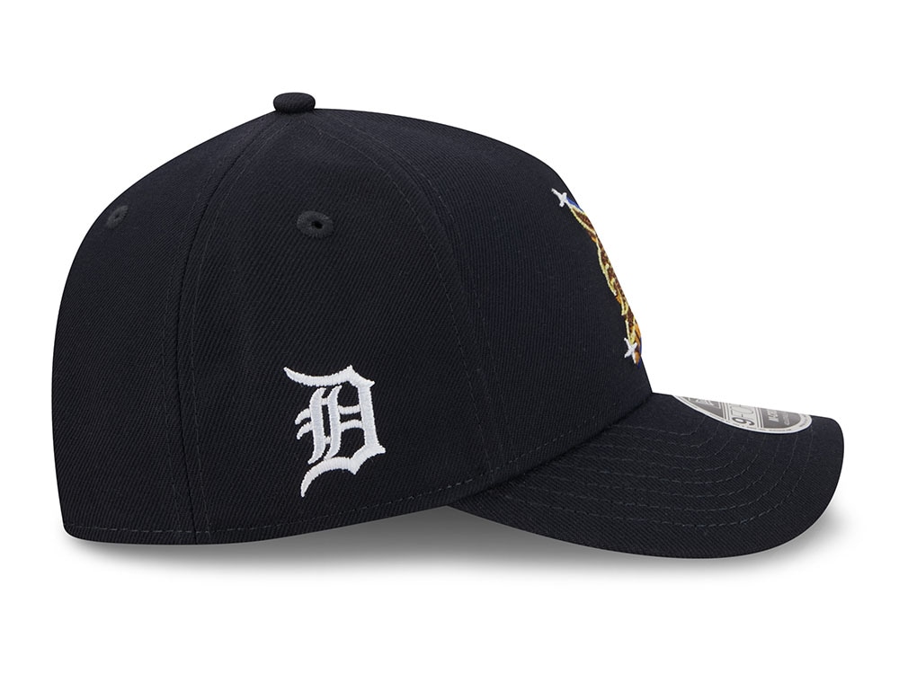 New Era Detroit Tigers Emblem Navy Prime 9Forty A Frame M Crown Snapback Cap