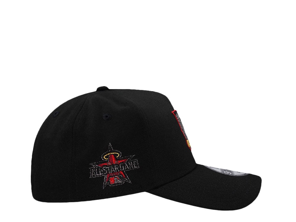 New Era Anaheim Angels Black And Red Upside Down Edition 9Forty A Frame Snapback Cap