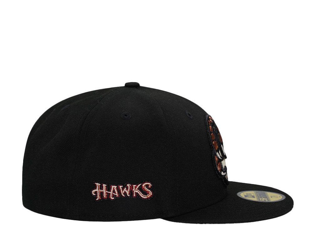 New Era Boise Hawks Black Throwback Edition 59Fifty Fitted Cap