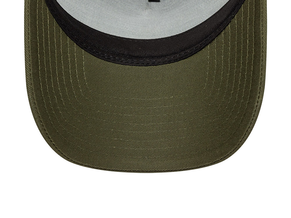 New Era Summer Patch Olive Edition 9Forty A Frame Trucker Snapback Cap