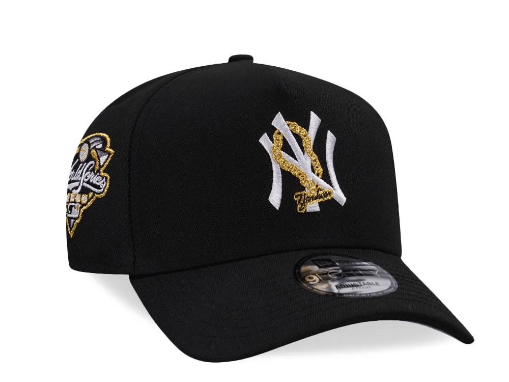 New Era New York Yankees World Series 2000 Gold Chain Edition 9Forty A Frame Snapback Cap