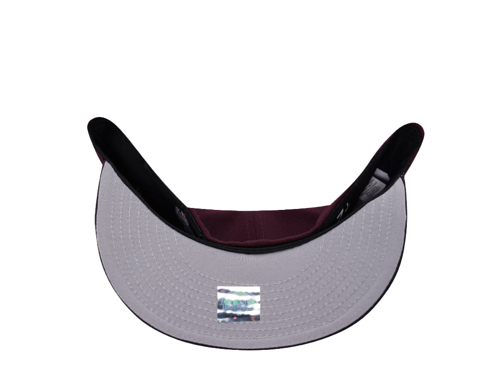 New Era Daytona Tortugas Maroon Two Tone Edition 59Fifty Fitted Cap
