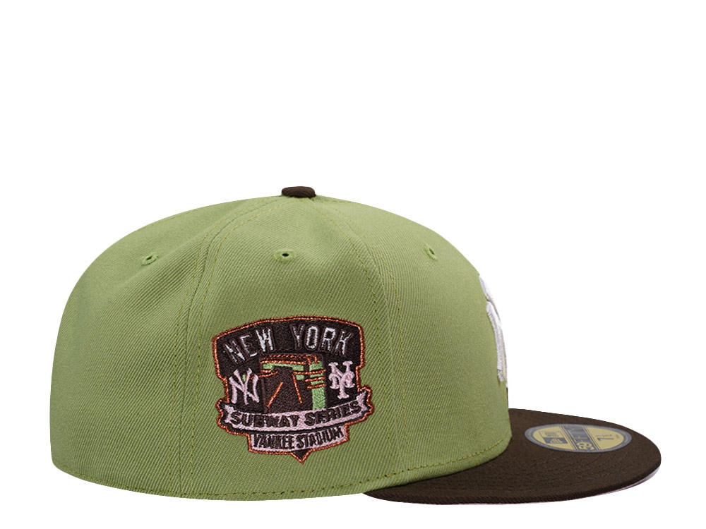 New Era New York Yankees Subway Series Matcha Two Tone Editon 59Fifty Fitted Cap