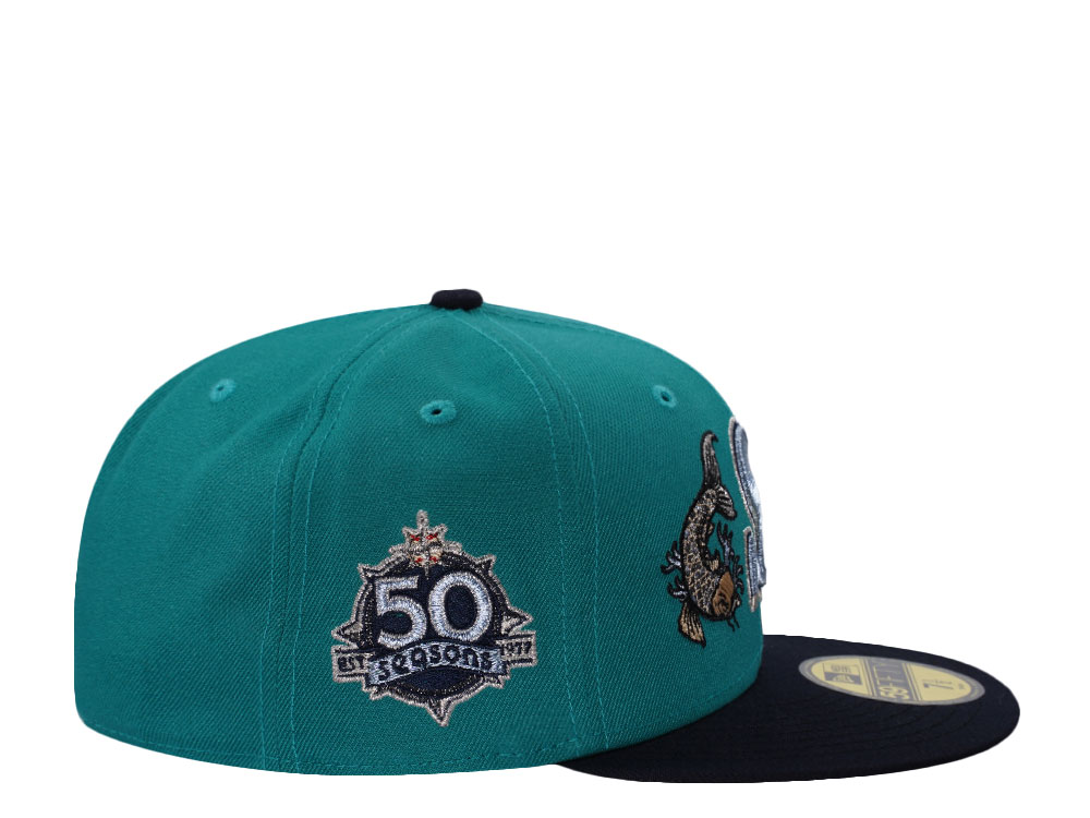 New Era Seattle Mariners 50th Anniversary Northwest Green Two Tone Edition 59Fifty Fitted Cap