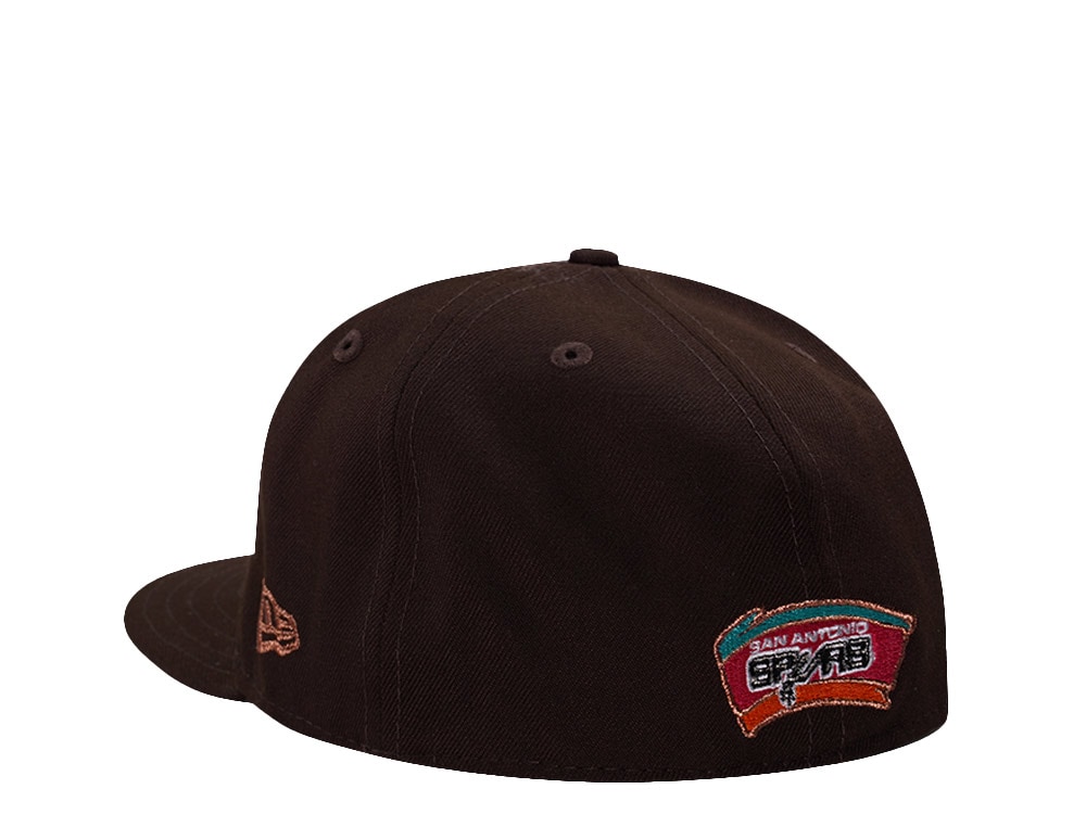 New Era San Antonio Spurs NBA on NBC Burnt Wood Prime Edition 59Fifty Fitted Cap
