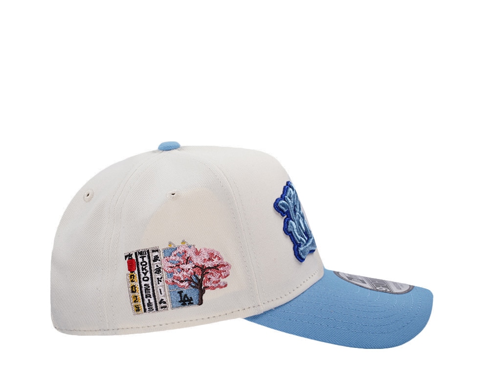 New Era Los Angeles Dodgers Tokyo Series Chrome Two Tone Edition 9Forty A Frame Snapback Cap