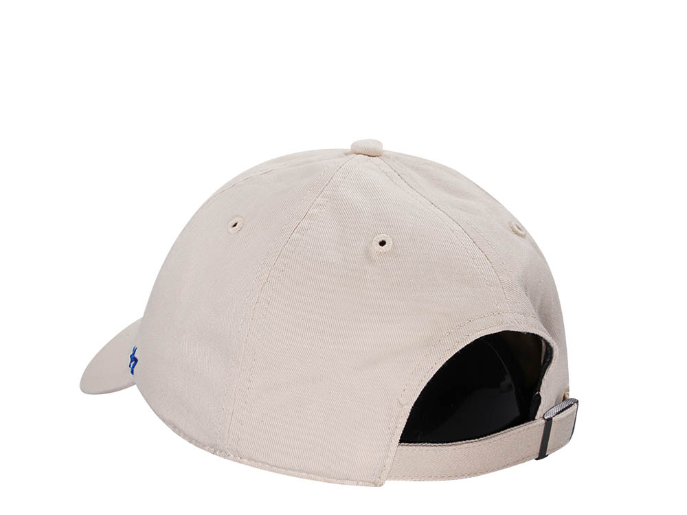 47Brand Los Angeles Dodgers Natural Base Runner Clean Up Strapback Cap