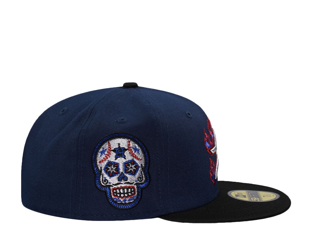 New Era Houston Astros Skull Flame Prime Two Tone Edition 59Fifty Fitted Cap