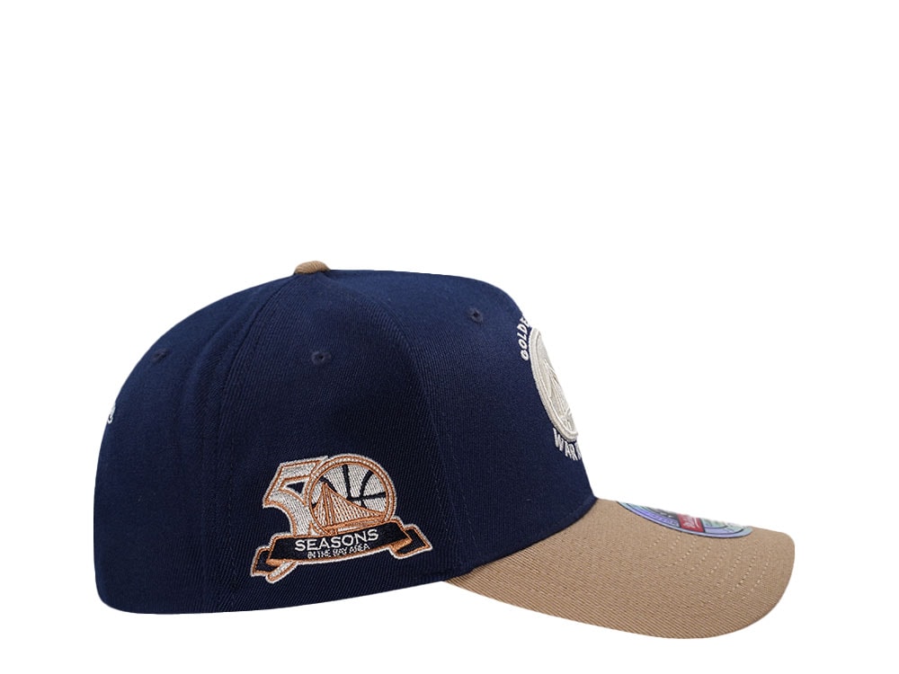 Mitchell & Ness Golden State Warriors Sand Storm Classic Red Stretch Snapback Cap