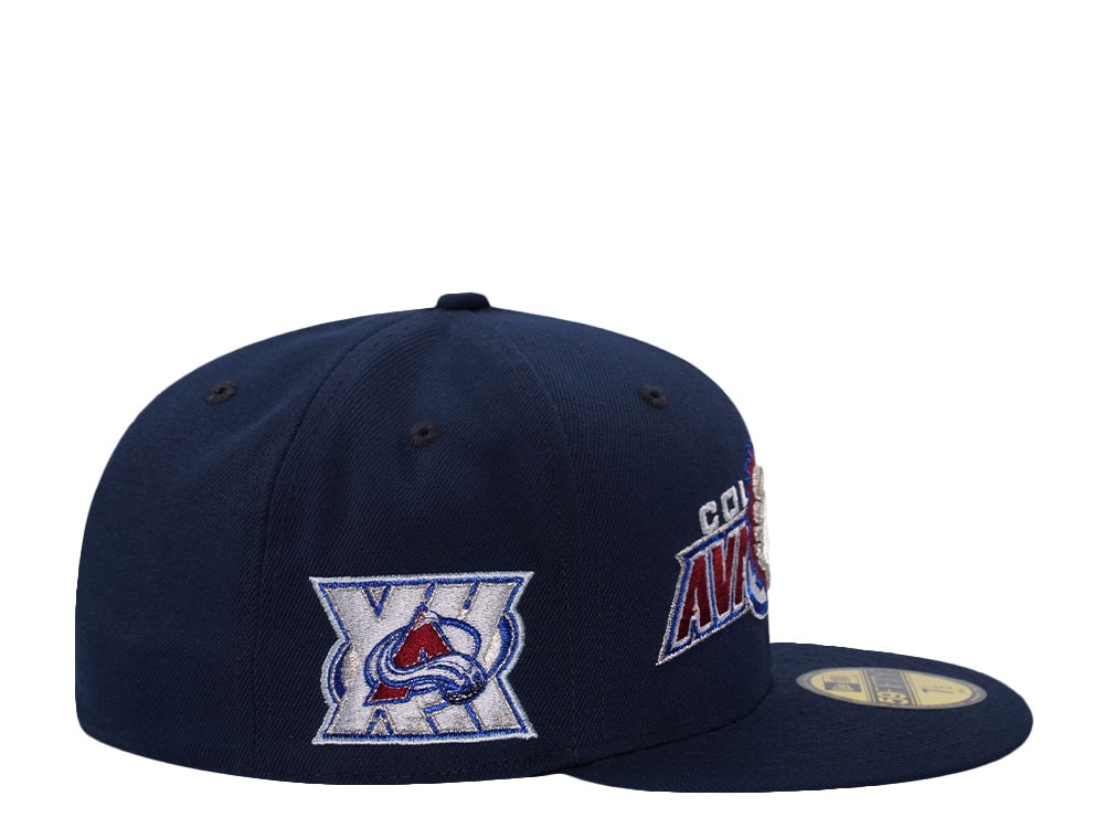 New Era Colorado Avalanche 30th Anniversary Ocean Blue Prime Edition 59Fifty Fitted Cap
