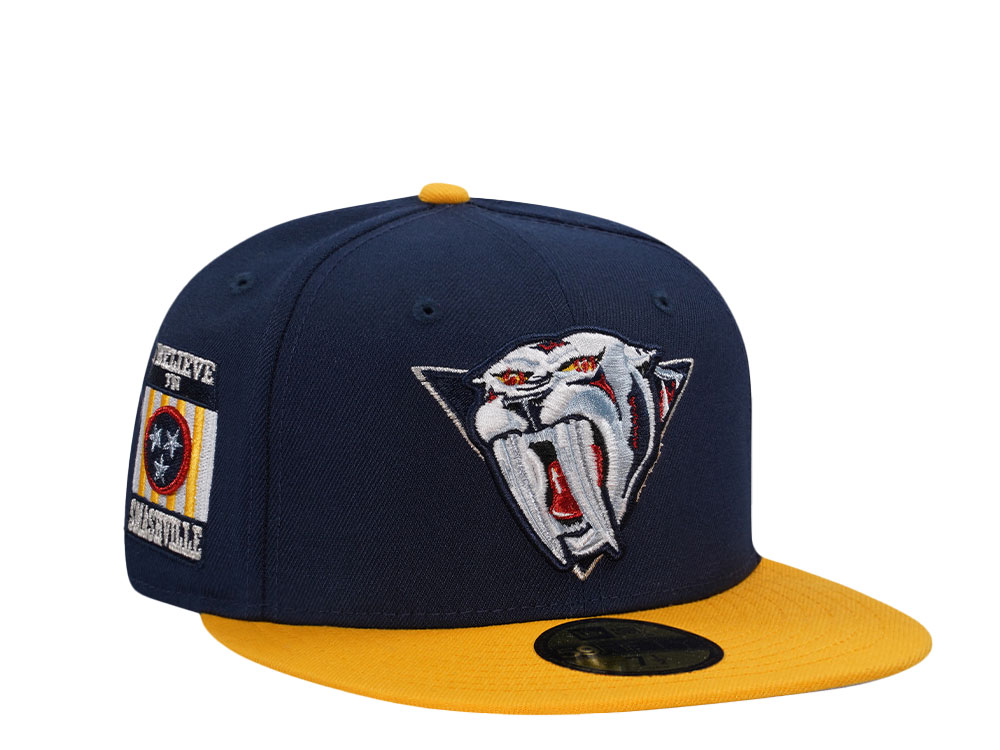 New Era Nashville Predators Sabertooth Two Tone Prime Edition 59Fifty Fitted Cap