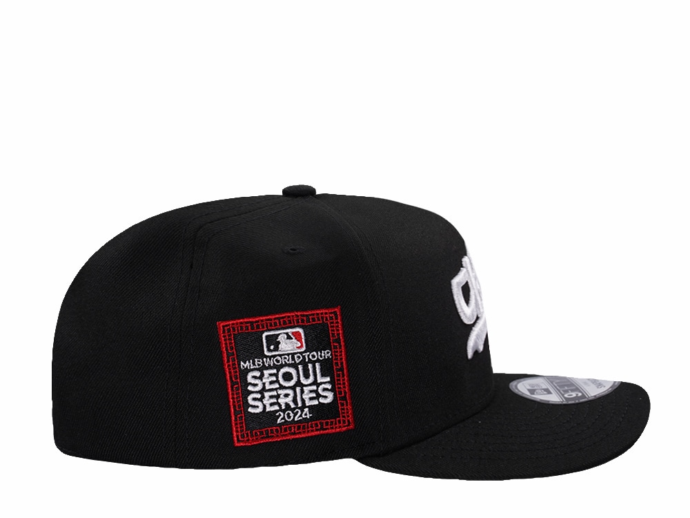 New Era Los Angeles Dodgers Seoul Black Two Tone Edition 9Fifty A Frame Snapback Cap