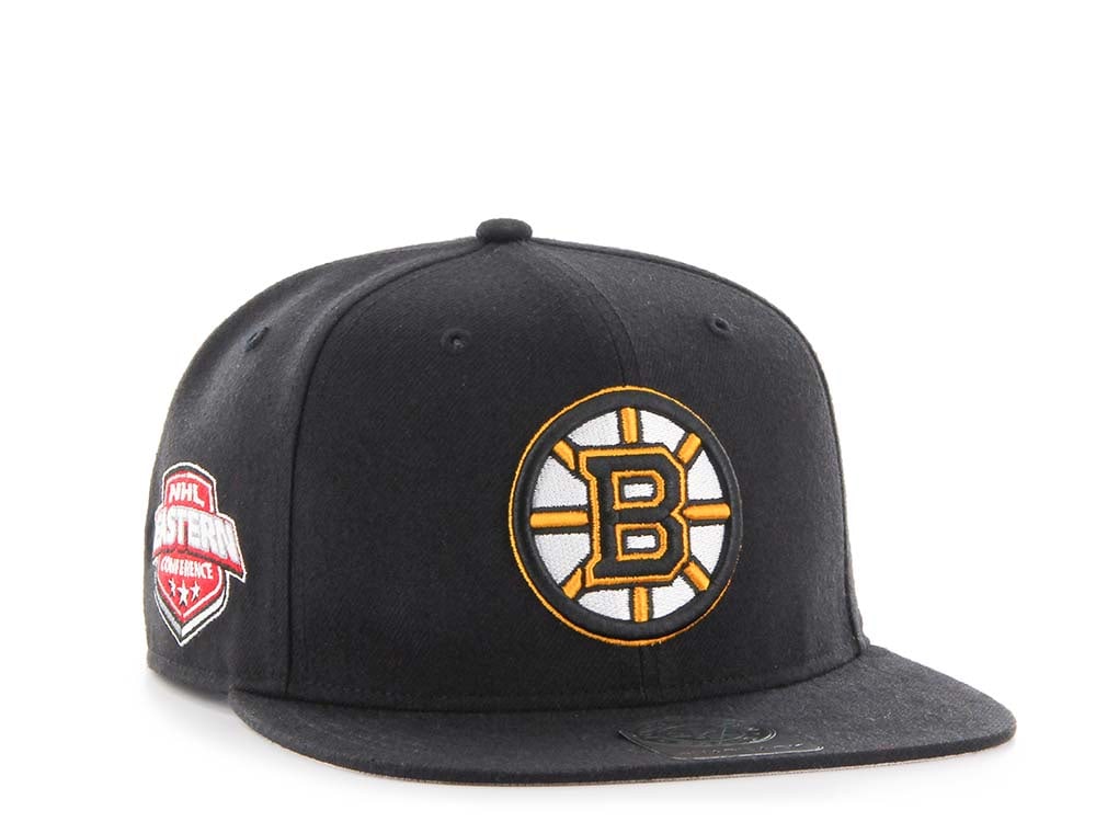 47Brand Boston Bruins Sure Shot Captain Snapback Cap