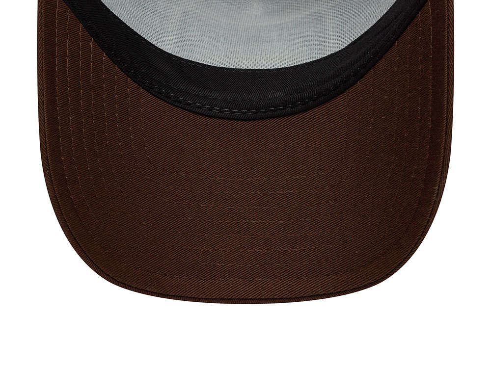 New Era Patch Brown Edition 9Forty A Frame Trucker Snapback Cap
