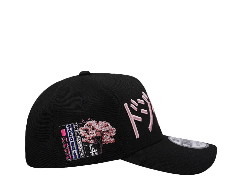 New Era Los Angeles Dodgers Tokyo Series Black Prime Edition 9Forty A Frame Snapback Cap