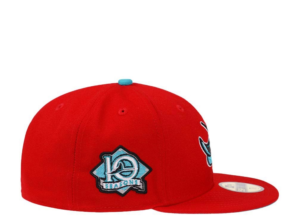 New Era Tampa Bay Rays 10th Anniversary Metallic Color Flash Edition 59Fifty Fitted Cap