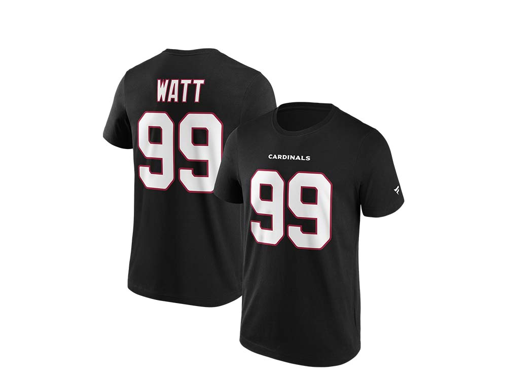 Fanatics Arizona Cardinals J.J. Watt Name Number T Shirt TOPPERZSTORE.CO.UK