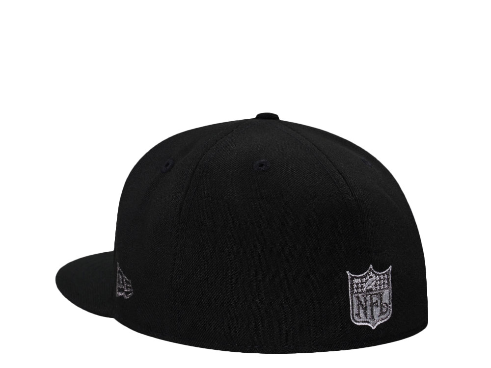 New Era Las Vegas Raiders 75th Anniversary Black Prime Edition 59Fifty Fitted Cap