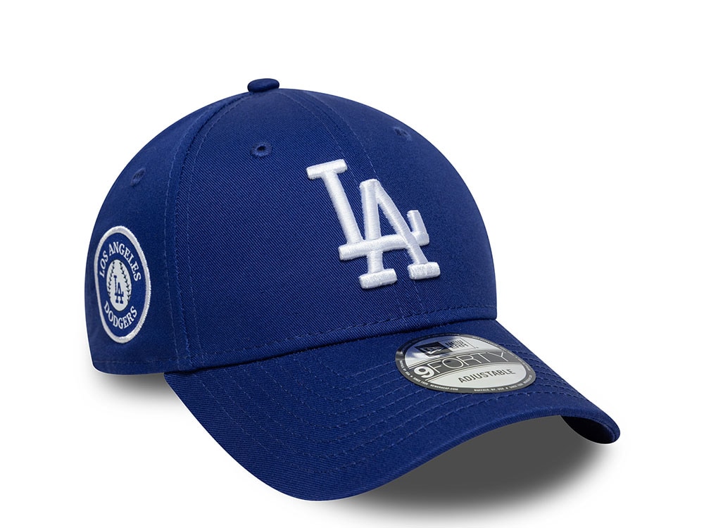 New Era Los Angeles Dodgers Side Patch Blue Edition 9Forty Strapback Cap