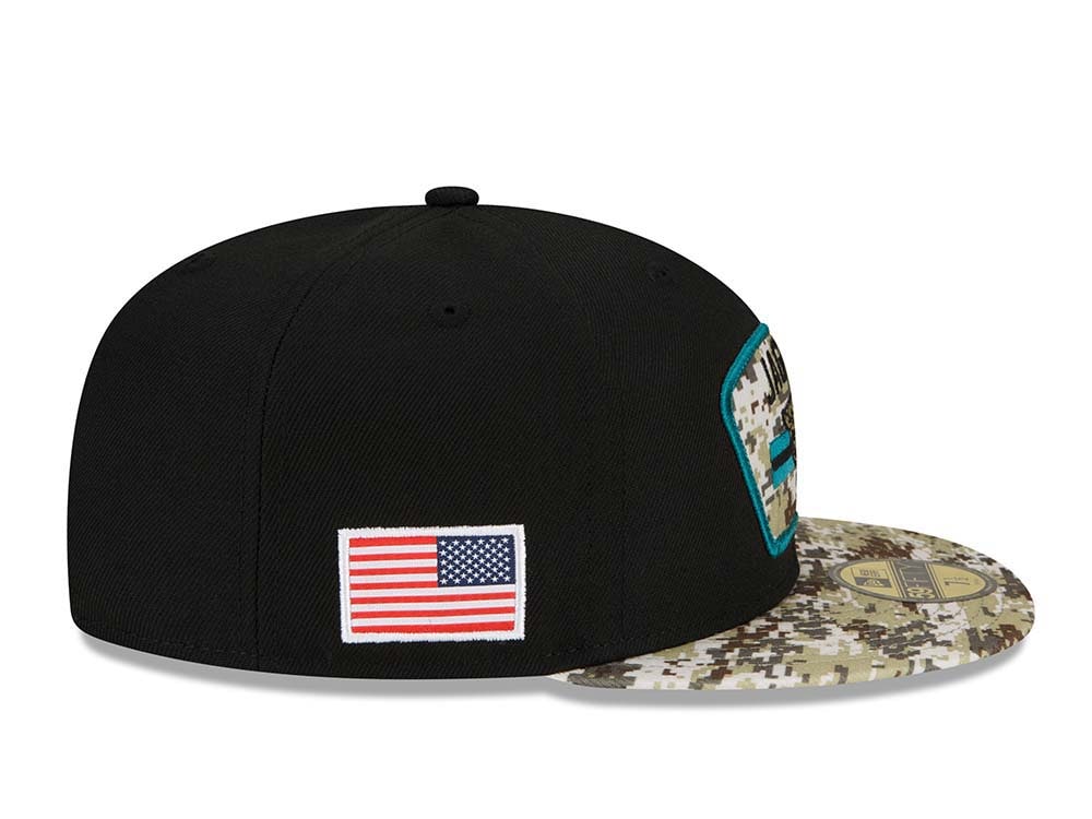 New Era Jacksonville Jaguars Salute to Service 21 59Fifty Fitted Cap