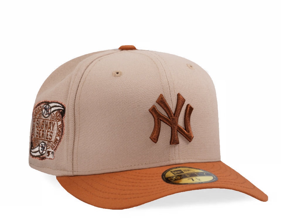 New Era New York Yankees Subway Series Pumpkin Spice Edition Pre Curved 59Fifty Fitted Cap