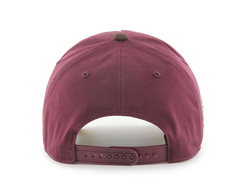 47Brand Los Angeles Dodgers Cooperstown Dark Maroon Edition MVP Snapback Cap