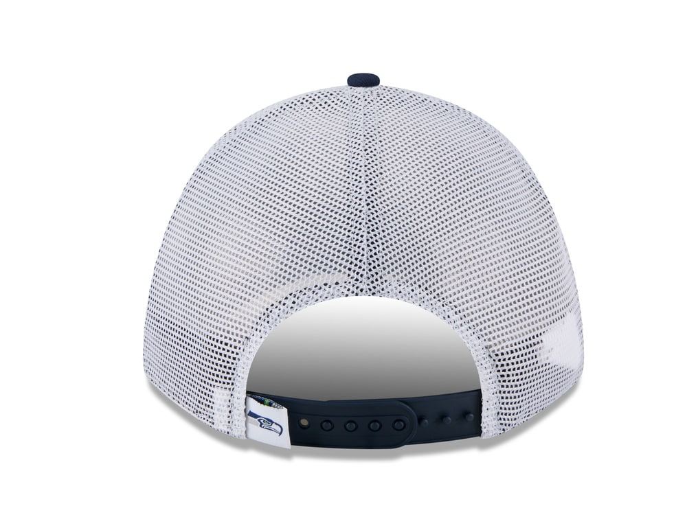 New Era Seattle Seahawks Official Team Color Edition 9Forty M Crown A Frame Trucker Snapback Cap