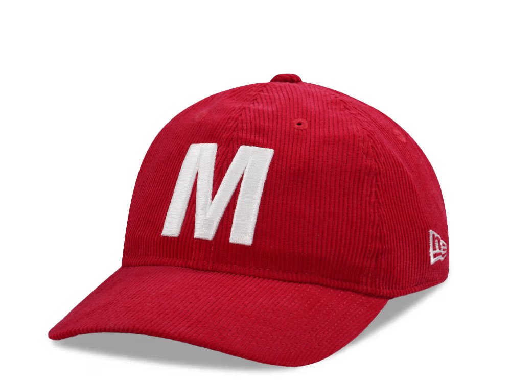 New Era Dayton Marcos Corduroy Red Prime Edition 9Twenty Adjustable Cap